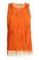 Sleeveless Fringe Top