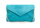Spike Lined Envelope Clutch