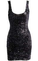 Fitted Sequin Dress