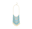 Dangling Tribal Leaf Statement Necklace