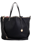 Studded Trim Tote