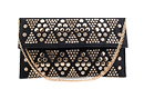 Midnight Studded Clutch