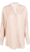 Placket V-Neck Blouse