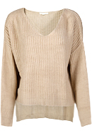 Chunky High Low Knit Sweater