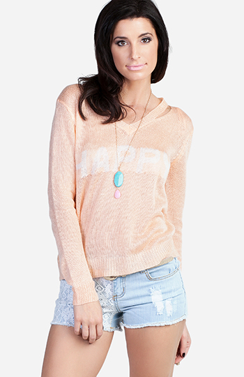 Happy Knit Sweater Slide 1