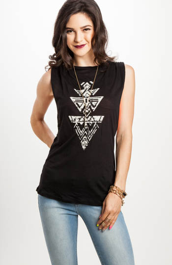 Tribal Open-Back Tank Slide 1