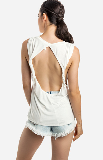 Open Back Tank Top Slide 1