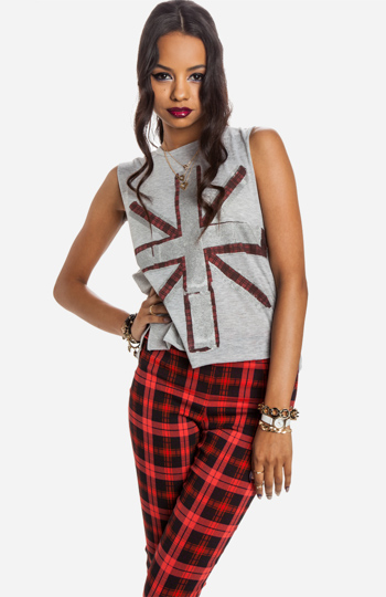 Plaid Flag Tank Slide 1