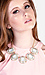 Sparkling Floral Stone Necklace Thumb 3