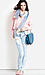 Polka Dot Stripe Scarf Thumb 4