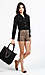 Textured Handbag with Chain Link Detail Thumb 6