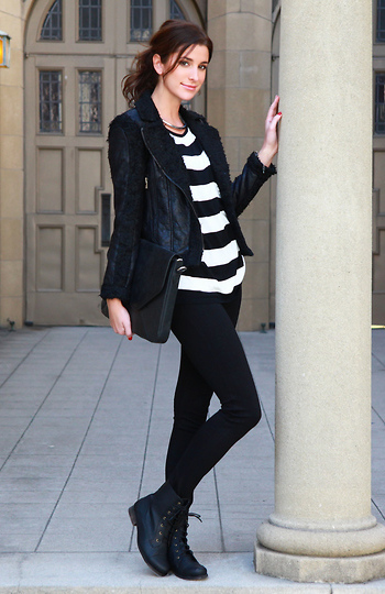 Such Great Stripes Look by Cecico, Street Level, and Modesta Slide 1