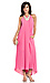 Line & Dot Pleated Maxi Dress Thumb 3