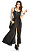 Blaque Label Z Pack Vegan Leather Maxi Dress Thumb 4