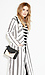 Cameo Real Talk Stripe Trench Coat Thumb 8