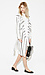 Cameo Real Talk Stripe Trench Coat Thumb 7