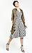 Line & Dot Flowy Trench Coat Thumb 1