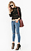 Just Black Dina Distressed Super Skinny Jeans Thumb 1