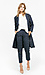 Six Crisp Days Oversized Grid Long Jacket Thumb 5