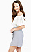 Minkpink Pinstripe Button Front Skirt Thumb 3