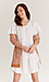 Velvet by Graham & Spencer Paneled Ruffle Linen Dress Thumb 4