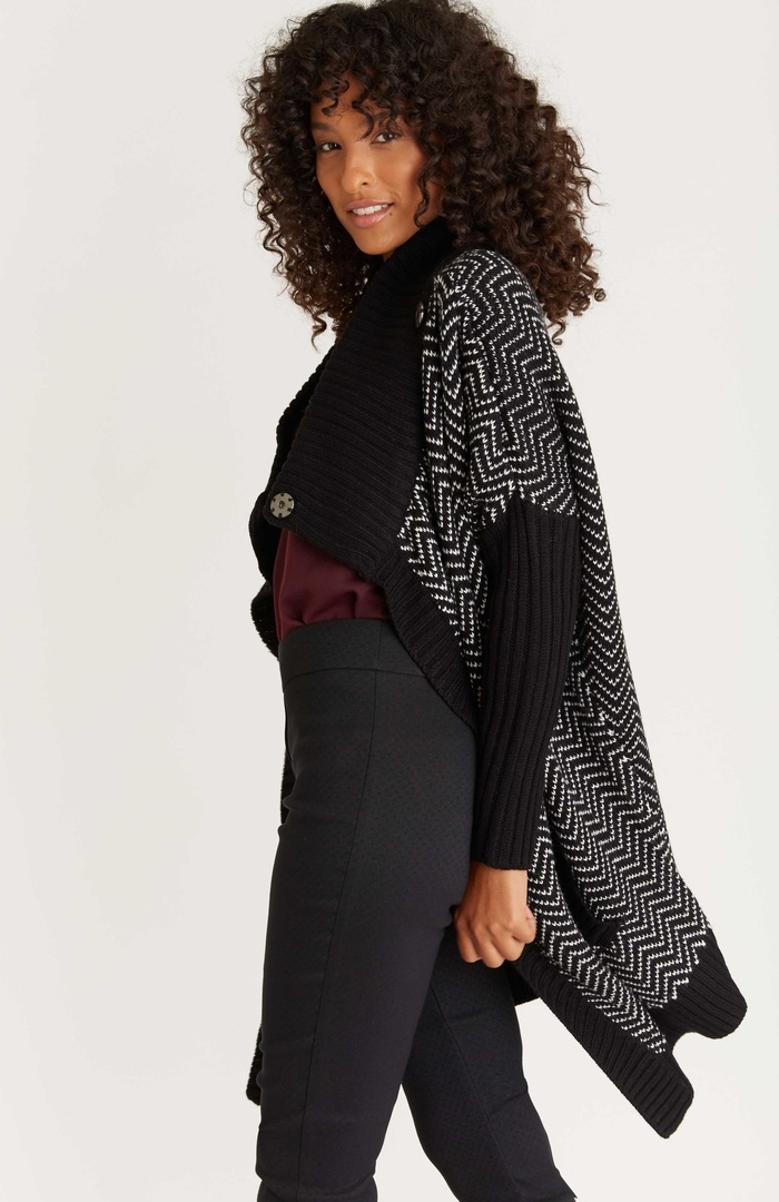 Sunday - Knit Top With Button Detail - Fossil Melange - 6838 6030 1311