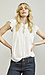 Split Neck Short Sleeve Top Thumb 3