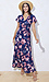 Short Sleeve Floral Maxi Dress Thumb 3