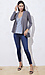 Draped Hooded Cardigan w/ Pockets Thumb 4