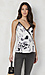 Printed Faux Wrap Cami Thumb 3