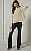 Veronica M Wide Leg Ponti Pant Thumb 6