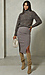 Ribbed Bodycon Midi Skirt Thumb 3