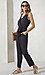 Tie Front Sleeveless Jumpsuit Thumb 3