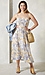 Floral Surplice Sleeveless Dress Thumb 5