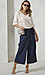 Wrap Side Tie Wide Leg Pants Thumb 3