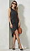 Sleeveless Twist Wrap Rib Midi Dress Thumb 3