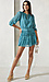 Dotted Long Sleeve Mini Dress Thumb 3