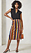 Striped Pleated Skirt Thumb 3