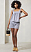 Sleeveless Gingham Printed Tank Top Thumb 3