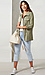 Peach Skin Long Utility Jacket Thumb 6