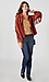 Suede Jacket With Fringe Detail Thumb 3