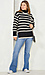 Turtle Neck Stripe Sweater Thumb 3