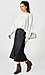 Satin Slip Midi Skirt Thumb 6