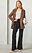 Plaid Button Front Blazer Thumb 3