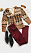 Fairisle Pattern Cardigan Sweater Thumb 3