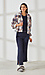 Long Sleeve Ribbed Contrast Top Thumb 3