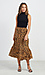 Animal Print Tiered Midi Skirt Thumb 3