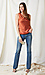 Liverpool Cropped Flare Frayed Hem Thumb 3