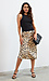 Animal Print Slip Skirt Thumb 3