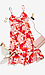 Twist Front Floral Midi Dress Thumb 3